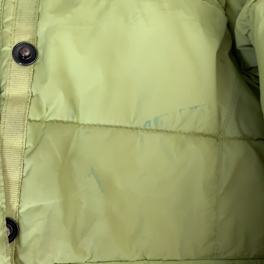 Lands end lime green jacket girls size S (4) - Picture 3 of 10